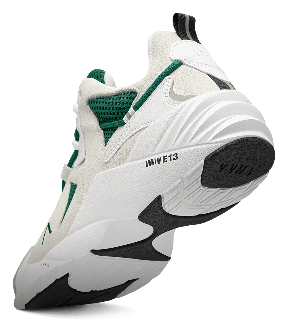 ARKK Collection Tuzon Suede W13 | White Evergreen | Women Tuzon